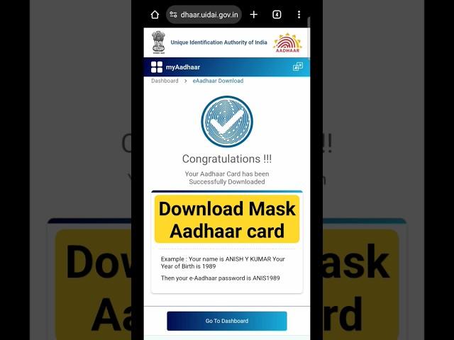 How to download Online Mask Aadhaar card #aadhaarcard #download #online @Techkamboj