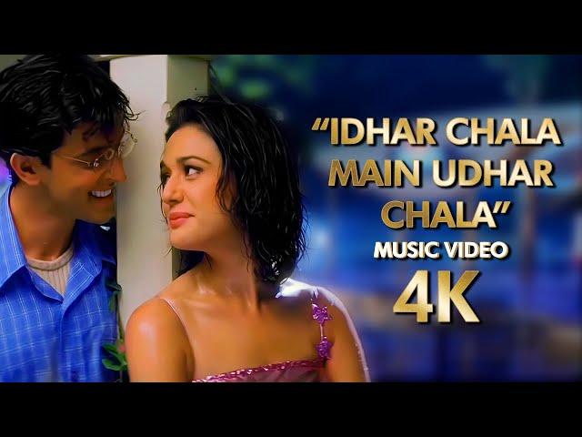 "Idhar Chala Main Udhar Chala" | 4K Music Video | 2003 Koi...Mil Gaya Movie | B4K