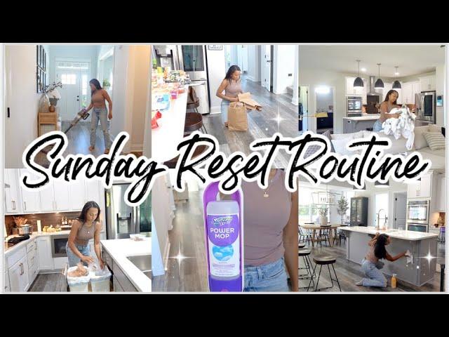 *NEW* SUNDAY RESET ROUTINE || CLEANING MOTIVATION || CLEANING, CROCK POT RECIPE, LAUNDRY