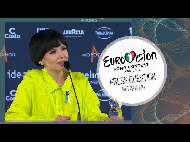 PRESS QUESTION ► Monika Liu (Lithuania Eurovision 2022)