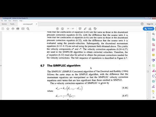 Simpler-Piso algorithm   CFD