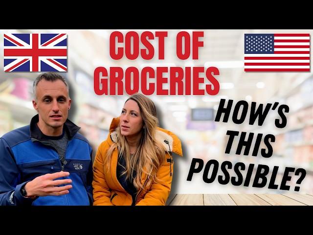 Our Groceries BRITAIN VS AMERICA - food prices in UK vs US