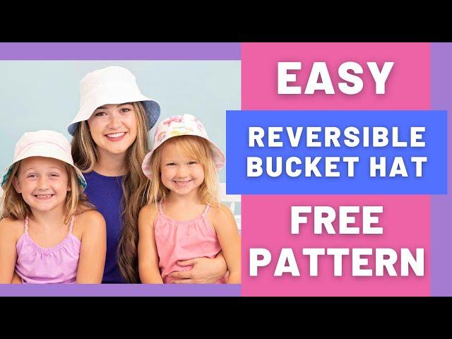 Free Reversible Bucket Hat Sewing Pattern