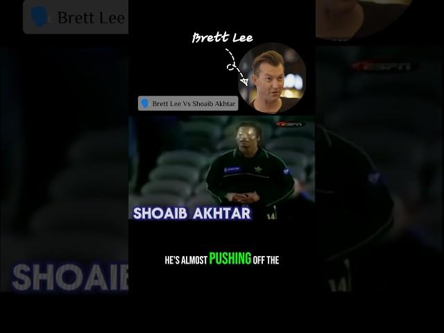 Shoaib Akhtar Bowling to Brett Lee – Raw Pace vs Raw Power  #PaceBattle