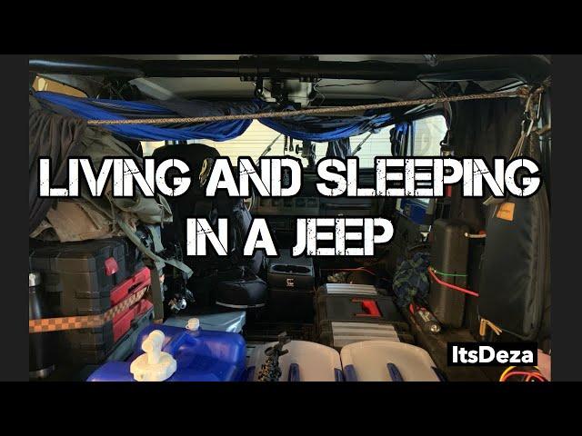 How To Live And Sleep In A Jeep Yj! (My Overland Rig)