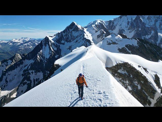 I Climbed Domes de Miage Solo - This is how