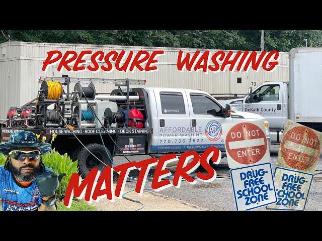 LOCAL SCHOOL PRESSURE WASHING PROJECT | COMMERCIAL CLEANING @powerwashingproga