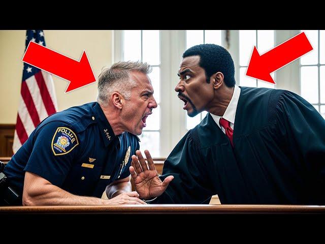 Cop Slaps Black Judge – Begging for Mercy Moments Later!