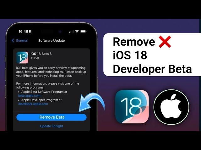 How To Remove iOS 18 Beta From Your iPhone!