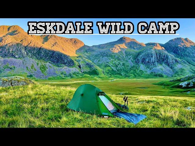 ESKDALE Wild Camp in the Shadow of the Scafells - 30degC and nearly killed to death by flying ants