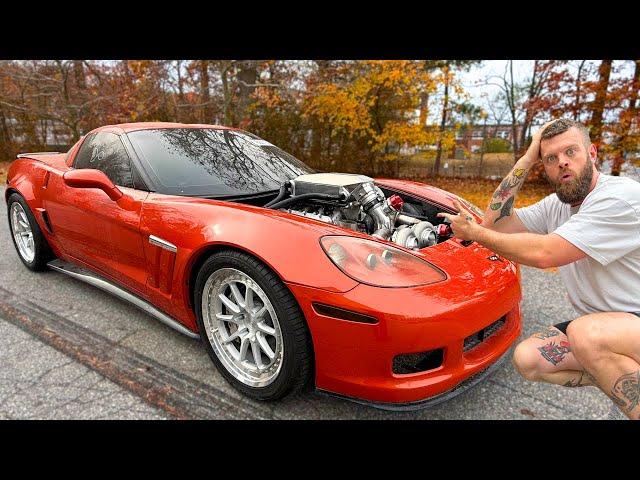 Rebuilding A TOTALED Twin Turbo Corvette!