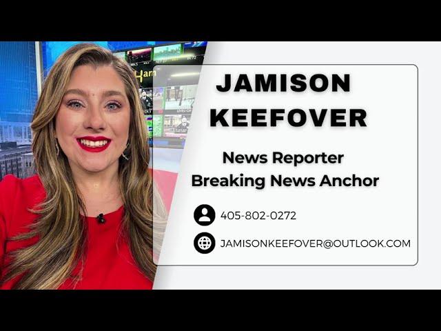 News Reporter Reel - Breaking News Anchor - Jamison Keefover