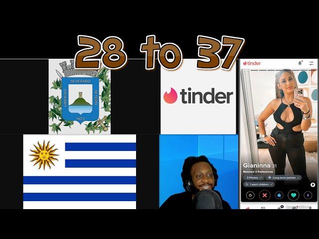 Tinder Adventure (28 to 37) in Montevideo, Uruguay with Uncool Jamal