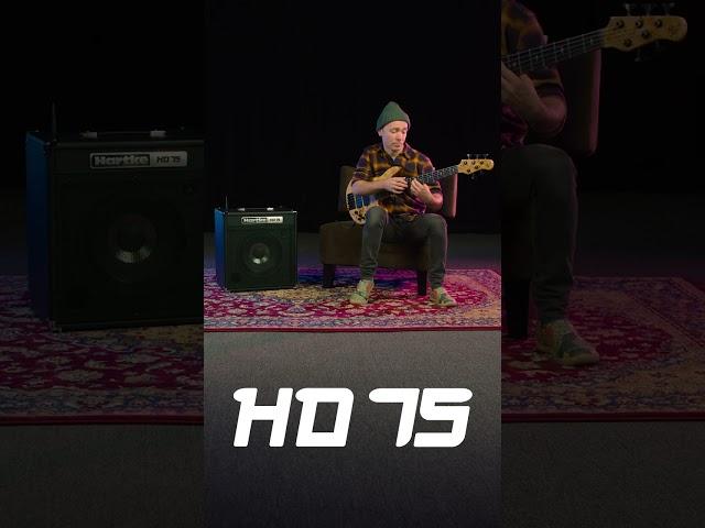 John Ferrara showing off the Hartke HD Bass Combos