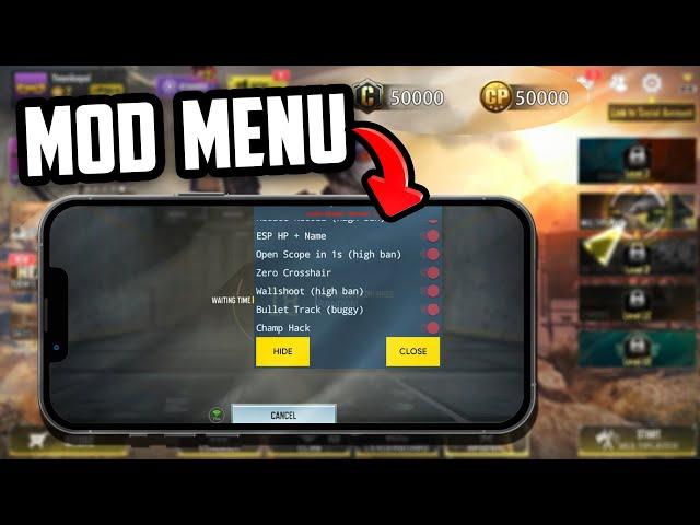 Working COD MOBILE MOD MENU - Unlock Aimbot, SuperJump, Wallhack and Free CP CODM (iOS/Android)