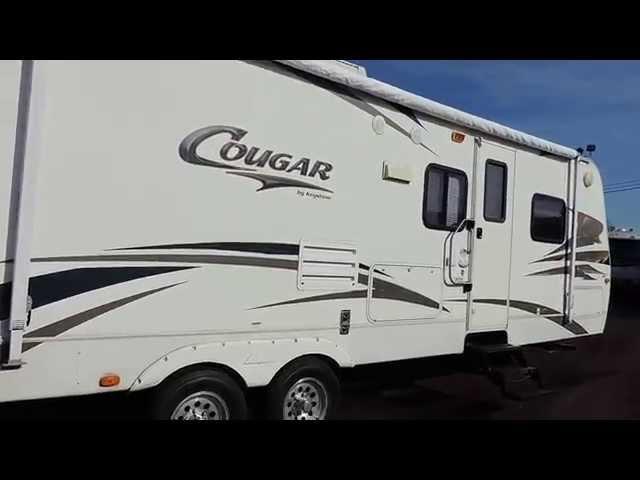 Nice Big Quad Bunk 32' 2007 Keystone Cougar 1-Slide 5,280 LBS!!