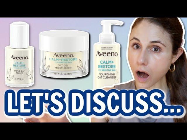 Aveeno Calm + Restore for DRY, OILY, & SENSITIVE SKIN| Dr Dray