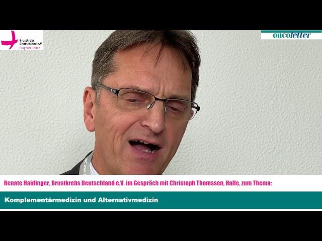 ABC 2019: "Komplementärmedizin und Alternativmedizin"; Prof. Thomssen