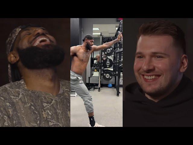 Luka Doncic reaction to LeBron arriving 10 hours before game to workout 