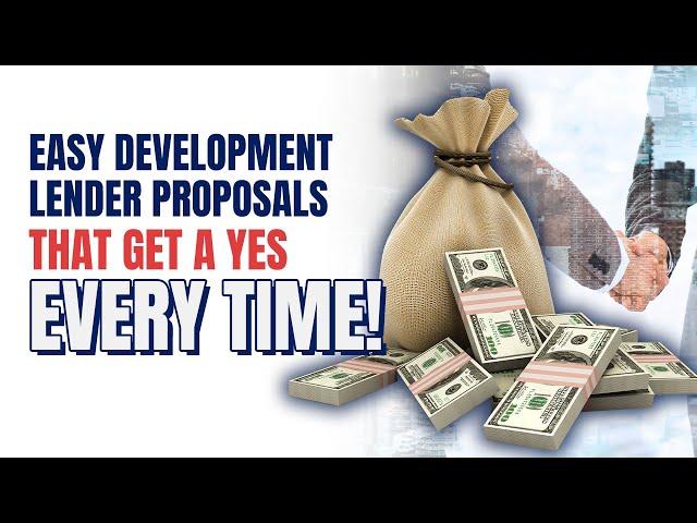 How to Fund Your Development Deals. Real Estate Financing Made Easy!