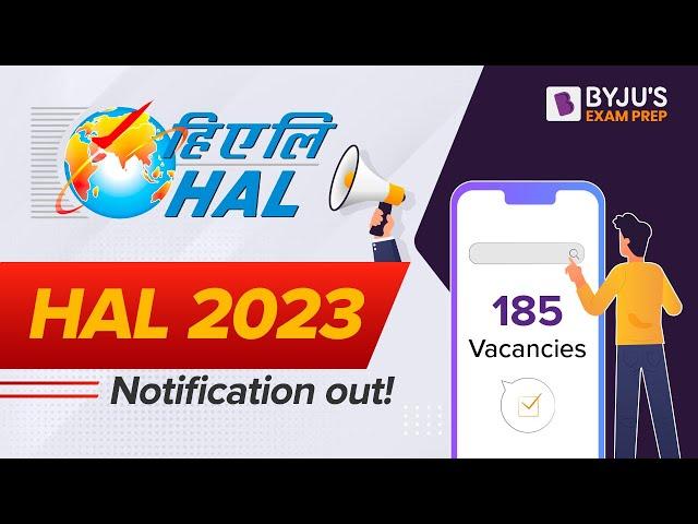 HAL Recruitment 2023 | HAL New Vacancy 2023 Detailed Notification | HAL Notification | BYJU'S GATE