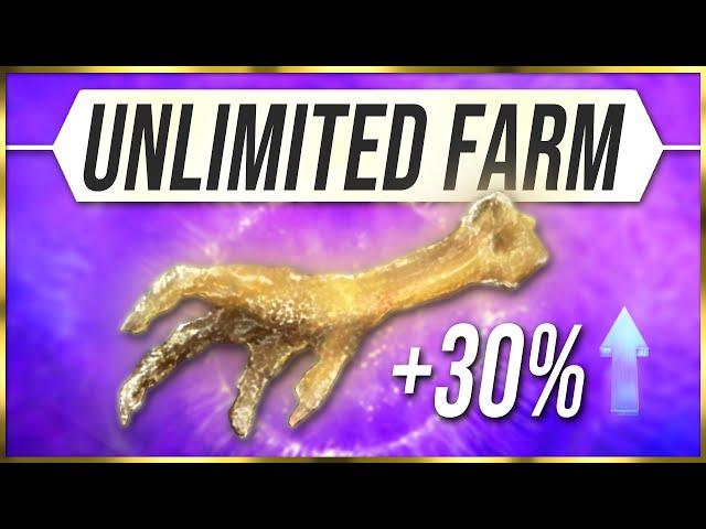 Elden Ring +20% Rune Farm - Unlimited Golden Pickled Fowl Foot guide