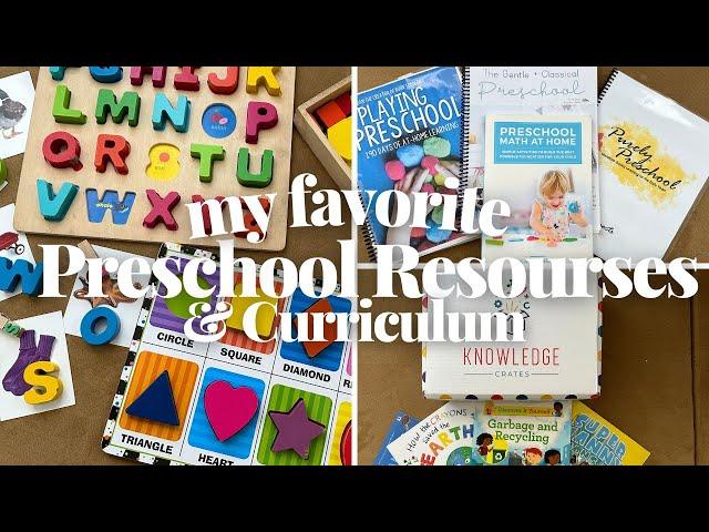 PRESCHOOL HOMESCHOOL CURRICULUM for 2- 4 year olds//PRESCHOOL AT HOME