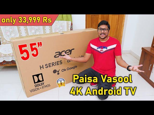 Full Paisa Vasool 55" 4K TV for only 33,999 Rs... Dolby Vision, ATMOS & 60W Speakers 