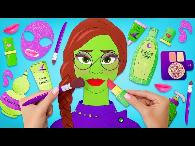Craft Elphaba’s Magical Paper Beauty Box with Spell | Makeover DIY by Slick Slime Sam's Maker World