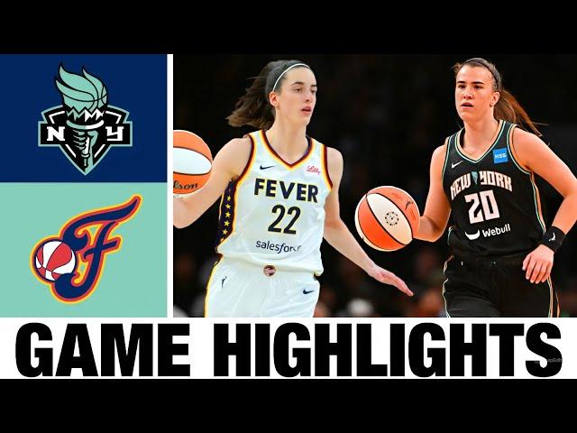 New York Liberty vs Indiana Fever FULL GAME Highlights | 2024 Women's Basketball