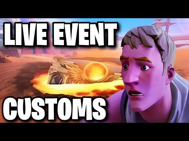 Live Fortnite Customs & Live Event!