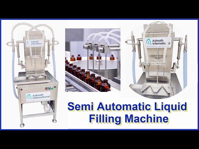 Semi Automatic Liquid Filling Machine