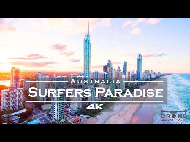 Surfers Paradise‍️ Gold Coast, Australia  - by drone [4K]