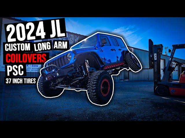 2024 JEEP JL RUBICON GETS CUSTOM LONG ARM SUSPENSION AND COILOVERS!! | OA BUILDS