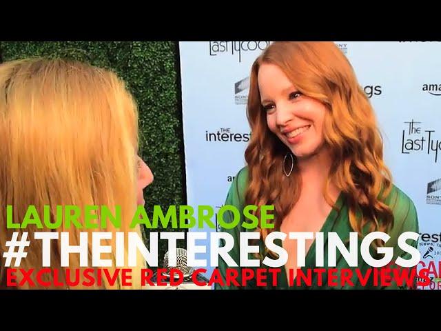 Lauren Ambrose interviewed at Sony Pictures Social Soiree for The Interestings #AmazonPilots