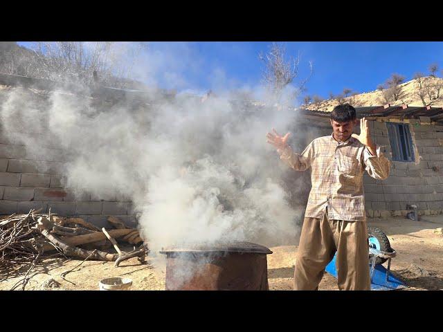 Accompanying children in daily work;  From preparing lunch to making charcoal with aqaqrabun