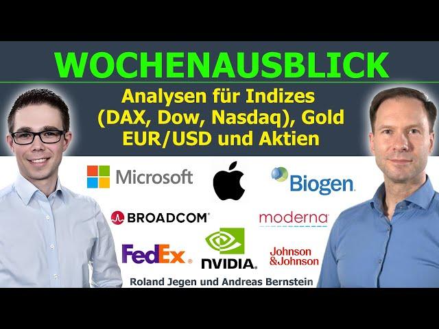 FED & Verfallstag im Fokus. Chancen & Risiken in DAX, Gold & Aktien wie Nvidia, Biogen, Moderna & Co