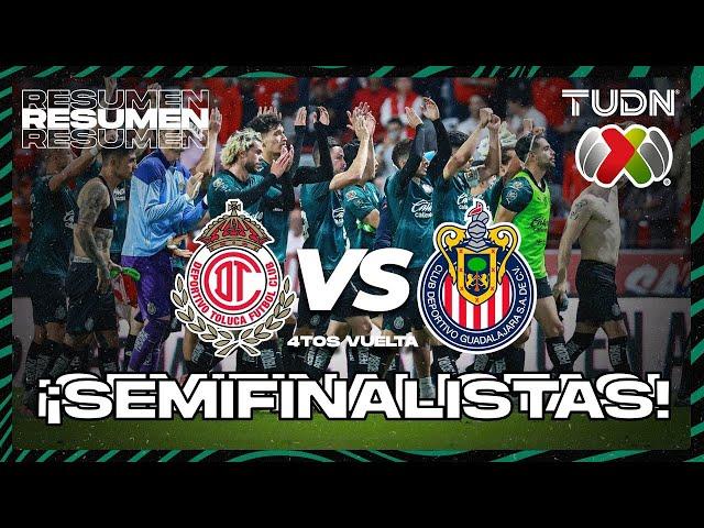 Resumen y goles | Toluca (0)vs(1) Chivas | CL2024 - Liga Mx 4tos | TUDN