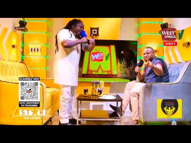 STAR EN LIGNE AVEC DJAH ALY BANGOURA SUR WEST AFRICA TV