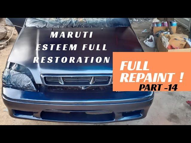 Maruti Esteem Restoration | Full Repaint | Part 14