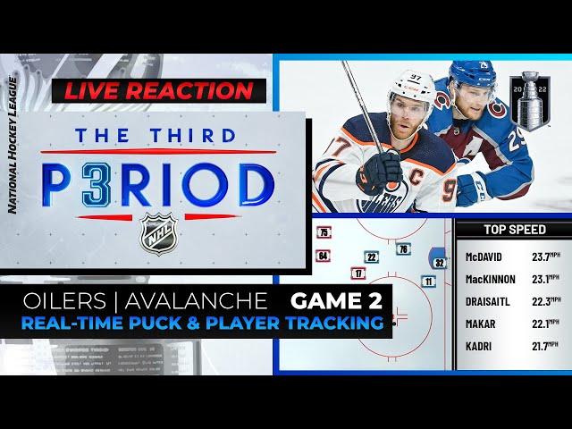 ​Edmonton Oilers vs Colorado Avalanche Game 2 | Third Period Live Show | NHL Playoffs 2022