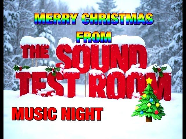 Merry Christmas Music Night Seasons Greetings From The Sound Test Room