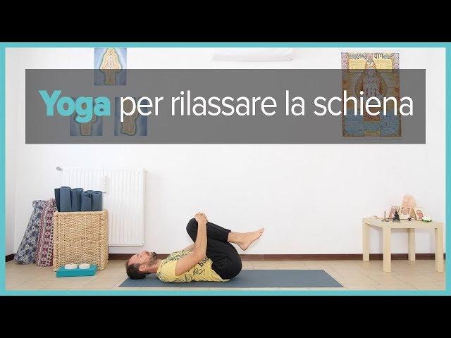 Yoga per rilassare la schiena