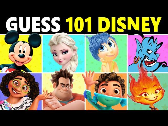 Guess the 101 Disney Characters