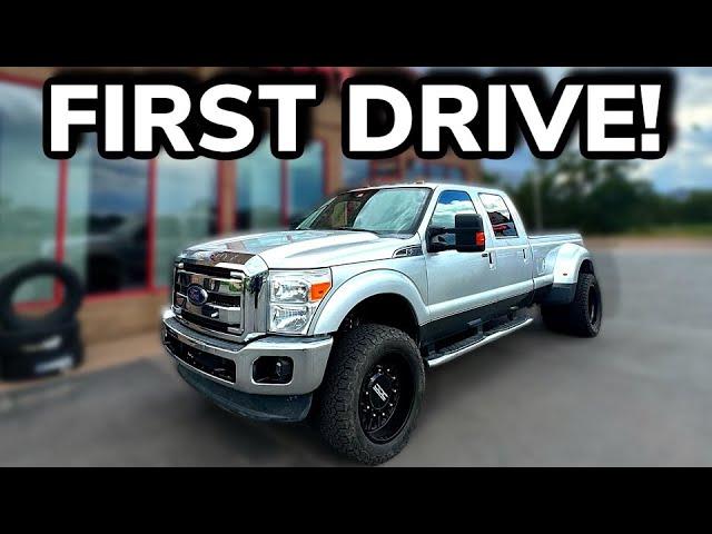 F350 DUALLY IS COMPLETE, FIRST DRIVE!