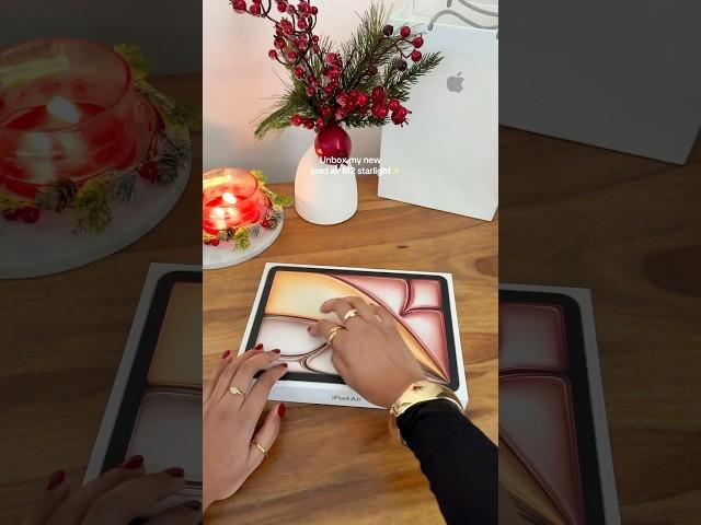 Unboxing the iPad Air M2 (11”) Starlight – The Ultimate Power & Elegance! (2025)