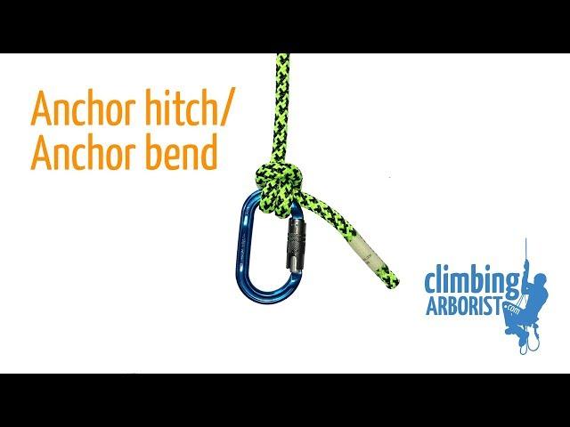 Anchor hitch or Anchor bend | Knot tying for Arborists