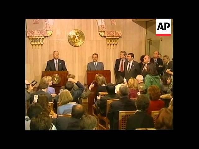 EGYPT:  COLIN POWELL MEETS IGOR IVANOV WRAP