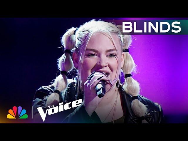 Gabrielle Zabosky Blows the Coaches Away and Wins Four-Chair Turn | The Voice Blind Auditions | NBC