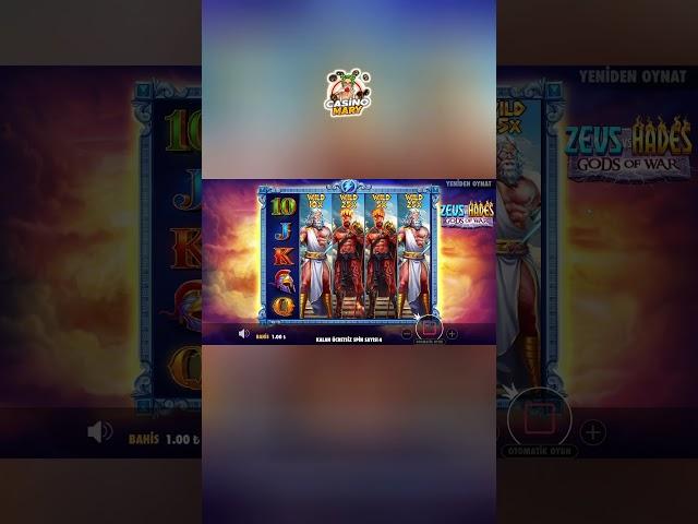 SLOT MAX WİN  ZEUS VS HADES SLOT OYUNU! - Casino Mary! #zeusvshades #slotoyunları #slotsizdengelen